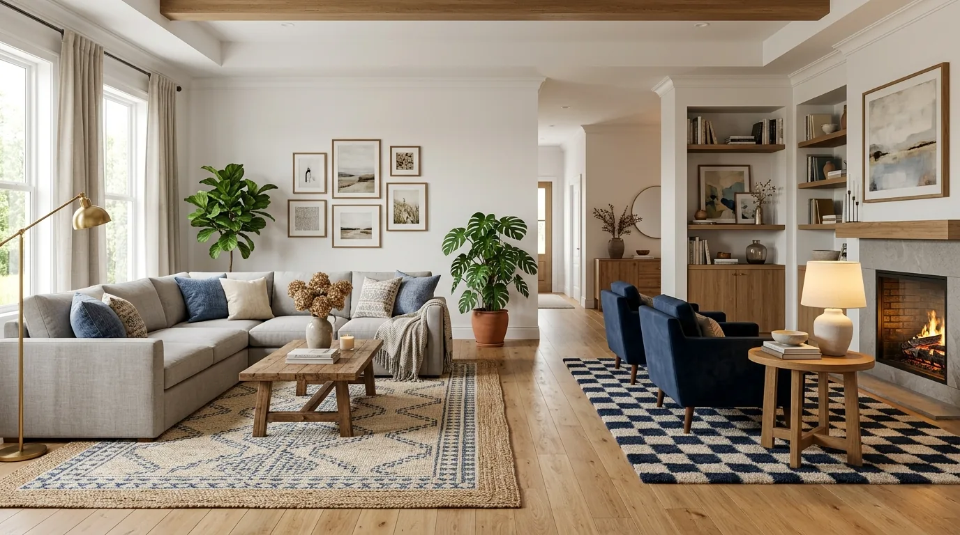 Balance scale so no zone feels cramped